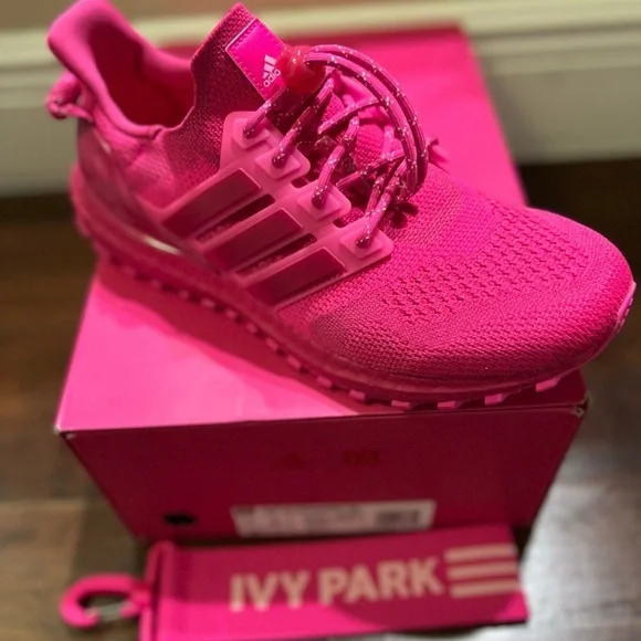 IVY PARK Pink Athletic Shoes Mesh Upper Cushioned Comfort - Picture 2 of 3